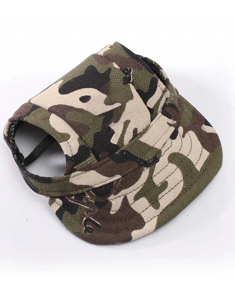 Pet Hat Dog Hat Baseball Hat Summer Canvas Dog Cap Only for Small Pet Dog Outdoor Accessories Outdoor Hiking Sports