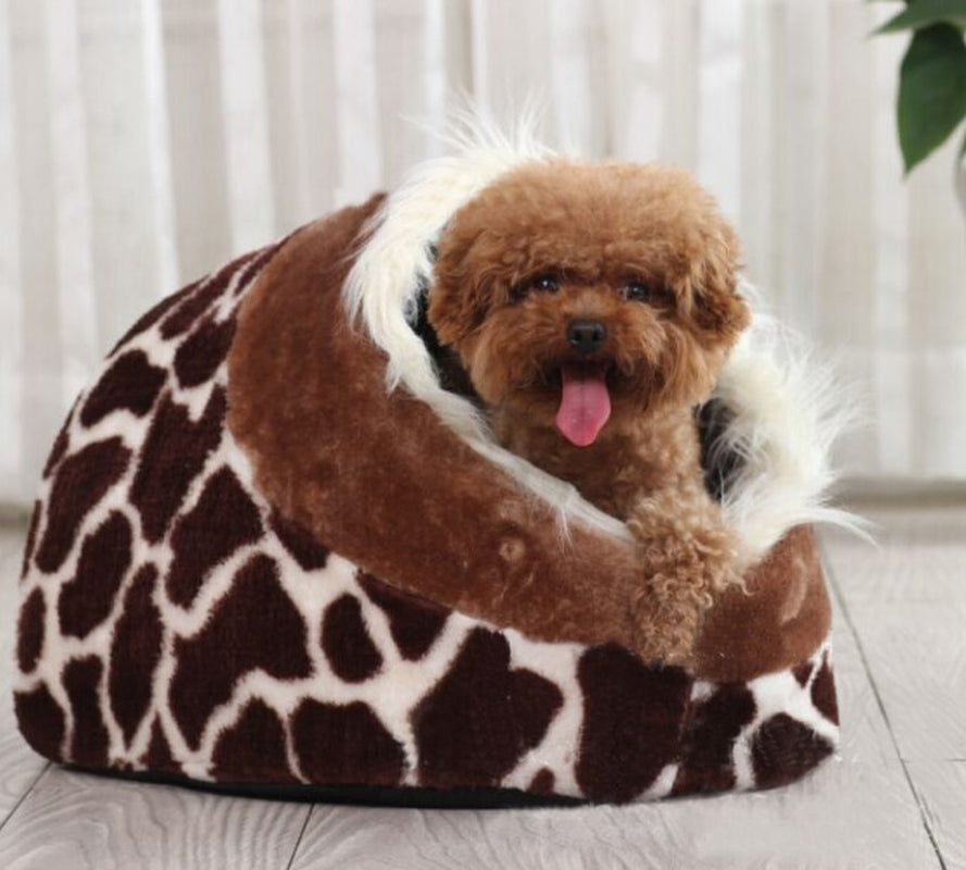 Leopard Kennel Cat Litter Cat House Dog House Dog Bed Cat Bed Pet Bed Supplies