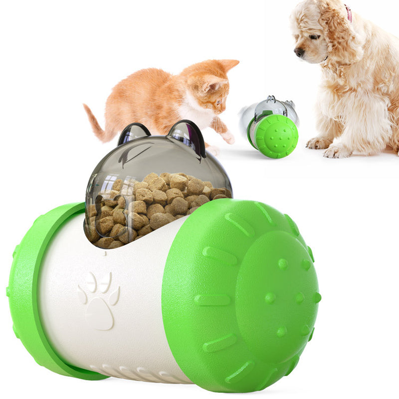 Funny Dog Treat Leaking Toy with Wheel Interactive Toy for Dogs Puppies Cats Pet Products Supplies Accessories